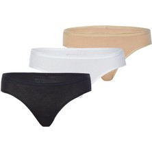 Blackspade Kadın Slip Külot 3'lü Paket Essential 1575