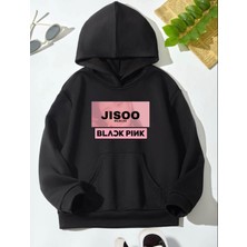 Me You Kids Siyah Blackpink Jısoo Hoodie