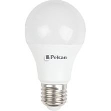 Pelsan 50 Adet Pelsan 9W Led Ampul Beyaz Işık 6500K
