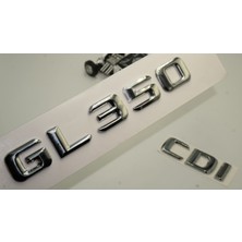 Dk Benz Gl 350 Cdi Bagaj Krom Metal 3m 3D Yazı Logo