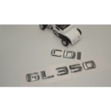 Dk Benz Gl 350 Cdi Bagaj Krom Metal 3m 3D Yazı Logo