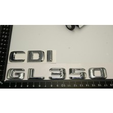 Dk Benz Gl 350 Cdi Bagaj Krom Metal 3m 3D Yazı Logo