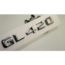Dk Benz Gl 420 Bagaj Krom Metal 3m 3D Yazı Logo