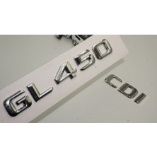 Dk Benz Gl 450 Cdi Bagaj Krom Metal 3m 3D Yazı Logo