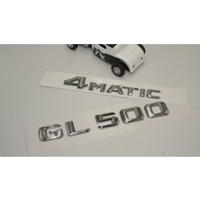 Dk Benz Gl 500 4matic Bagaj Krom Metal 3m 3D Yazı Logo