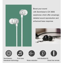 Sennheiser CX300S Kablo ile Ağır Bas Kontrolü ile Kulak Içi Kulaklıklar (Yurt Dışından)