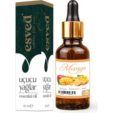 Esved Mango Kokusu Saf Esansiyel Uçucu Yağ Buhurdanlık Yağı Difüzör Esansı Aromaterapi Ortam Koku 10ML