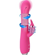 Lilitu Shop Lilitushop USB Şarjlı 12 Titreşim & 3 Rotasyon Fonksiyonlu Teknolojik G-Spot Vajinal Vibratör