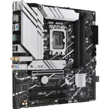 Asus Prıme B760M-A Wıfı D4 Intel B760 Lga1700 DDR4 5333 Dp Hdmı 2X M2 Usb3.2 Ax Wifi + Bt Aura Rgb 2.5Gbit Lan Matx (Prıme B760M-A Wıfı D4) Anakart