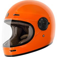 Torc T-1 Newport Kapalı Motosiklet Kaskı Oranj