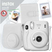 Instax Mini 11 Beyaz Fotoğraf Makinesi ve Kare Albümlü Seti 22