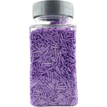 Metalik Çubuk Şeker Mor