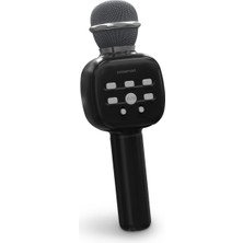 Polosmart FS59 Karaoke Bluetooth Aux USB Sd Kart Girişli Mikrofon Siyah