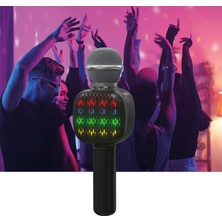 Polosmart FS59 Karaoke Bluetooth Aux USB Sd Kart Girişli Mikrofon Siyah