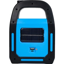 Powermaster HB-9707A-2 3 Kademeli USB Çıkışlı Şarjlı Solar Lamba