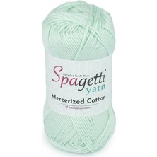 Mercerized Cotton Pastel Mint  El Örgü Ipliği