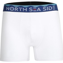 North Sea Side 3 Lü Paket Pamuk Elastan  Boxer