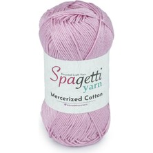 Mercerized Cotton Gül Rengi El Örgü Ipliği