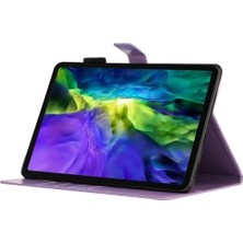 ZSHSKJ iPad Pro 11 inç 2020 Mor İçin Deri Kılıf (Yurt Dışından)