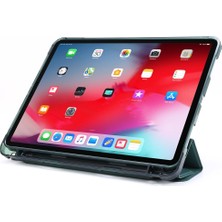 ZSHSKJ iPad Pro 11 (2020 / 2018) İçin Çok Katlı Deri Kasa Derin Yeşil (Yurt Dışından)