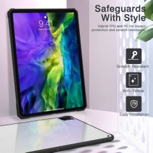 ZSHSKJ iPad Pro 11 inç 2020 Siyah İçin Pc+Tpu Tablet Kılıfı (Yurt Dışından)