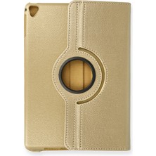 Happycase iPad Air 2 9.7 Kılıf 360 Tablet Dönerli  Kılıf - Gold