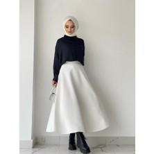 Cng Moda Tesettür Scuba Kloş Etek