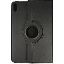 Happycase Huawei Matepad 11 10.9 Kılıf 360 Tablet Dönerli  Kılıf - Siyah