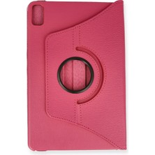 Happycase Huawei Matepad 10.4 Kılıf 360 Tablet Dönerli  Kılıf - Pembe