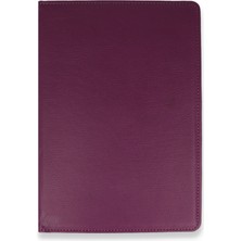 Happycase Huawei Mediapad T3 7 Kılıf 360 Tablet Dönerli  Kılıf - Mürdüm