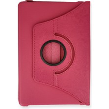 Happycase Huawei Matepad T10S 10.1 Kılıf 360 Tablet Dönerli  Kılıf - Pembe