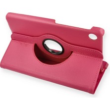 Happycase Huawei Matepad T8 8 Kılıf 360 Tablet Dönerli  Kılıf - Pembe