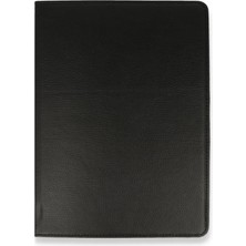 Happycase Huawei Mediapad T5 10 Kılıf 360 Tablet Dönerli  Kılıf - Siyah