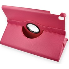 Happycase iPad 10.2 (7.nesil) Kılıf 360 Tablet Dönerli  Kılıf - Pembe