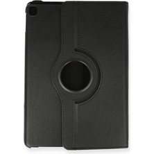 Happycase iPad 10.2 (7.nesil) Kılıf 360 Tablet Dönerli  Kılıf - Siyah