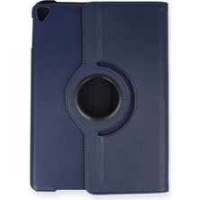 Happycase iPad 9.7 (2018) Kılıf 360 Tablet Dönerli  Kılıf - Lacivert