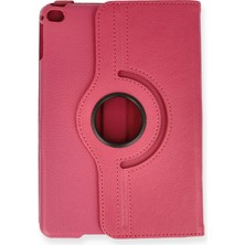 Happycase iPad Mini 4 Kılıf 360 Tablet Dönerli  Kılıf - Pembe