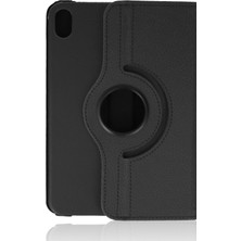 Happycase iPad Mini 6 Kılıf 360 Tablet Dönerli  Kılıf - Siyah