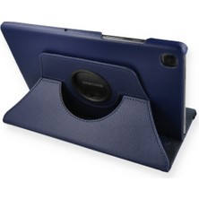 Happycase Samsung Galaxy T500 Tab A7 10.4 Kılıf 360 Tablet Dönerli  Kılıf - Lacivert