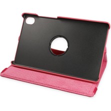 Happycase Lenovo Tab M8 Kılıf 360 Tablet Dönerli  Kılıf - Pembe