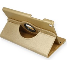 Happycase Samsung Galaxy T290 Tab A 8 Kılıf 360 Tablet Dönerli  Kılıf - Gold