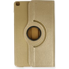 Happycase Samsung Galaxy T290 Tab A 8 Kılıf 360 Tablet Dönerli  Kılıf - Gold