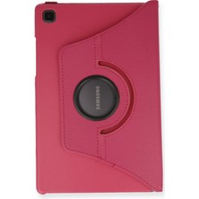 Happycase Samsung Galaxy T500 Tab A7 10.4 Kılıf 360 Tablet Dönerli  Kılıf - Pembe