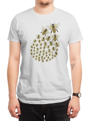 Fizello Kids Back To School Yellow Honey Bee Gift T-Shirt Beyaz Spor Tişört