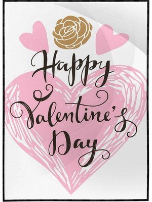 SHOP365 Aşk Sevgililer Günü Temalı Illüstrasyon Poster P-000257