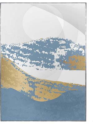 SHOP365 Ay Güneş ve Toprak Renkleri Modern Poster P-001713