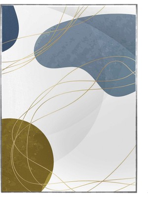 SHOP365 Şekiller ve Çizgiler Pastel Renkler Modern Poster P-001686