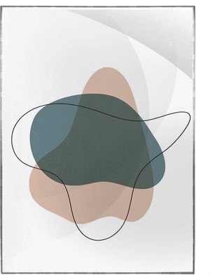 SHOP365 Tropikal Çizim Tasarım Modern Poster P-001966