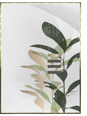 SHOP365 Doğa Bitki Modern Illüstrasyon Poster P-002593