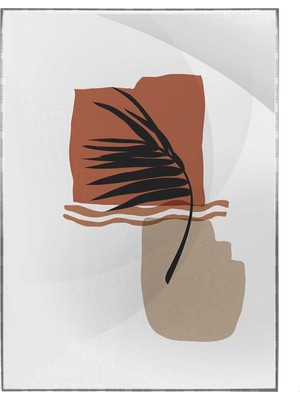 SHOP365 Bitki Yapraklar ve Şekiller Modern Poster P-002737